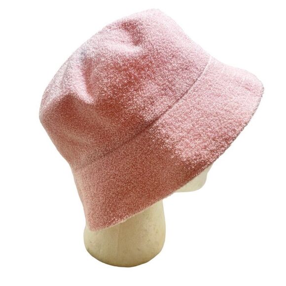 Kangol Pink Terry Cloth Bucket Hat Bermuda Lahinch - Picture 3 of 12